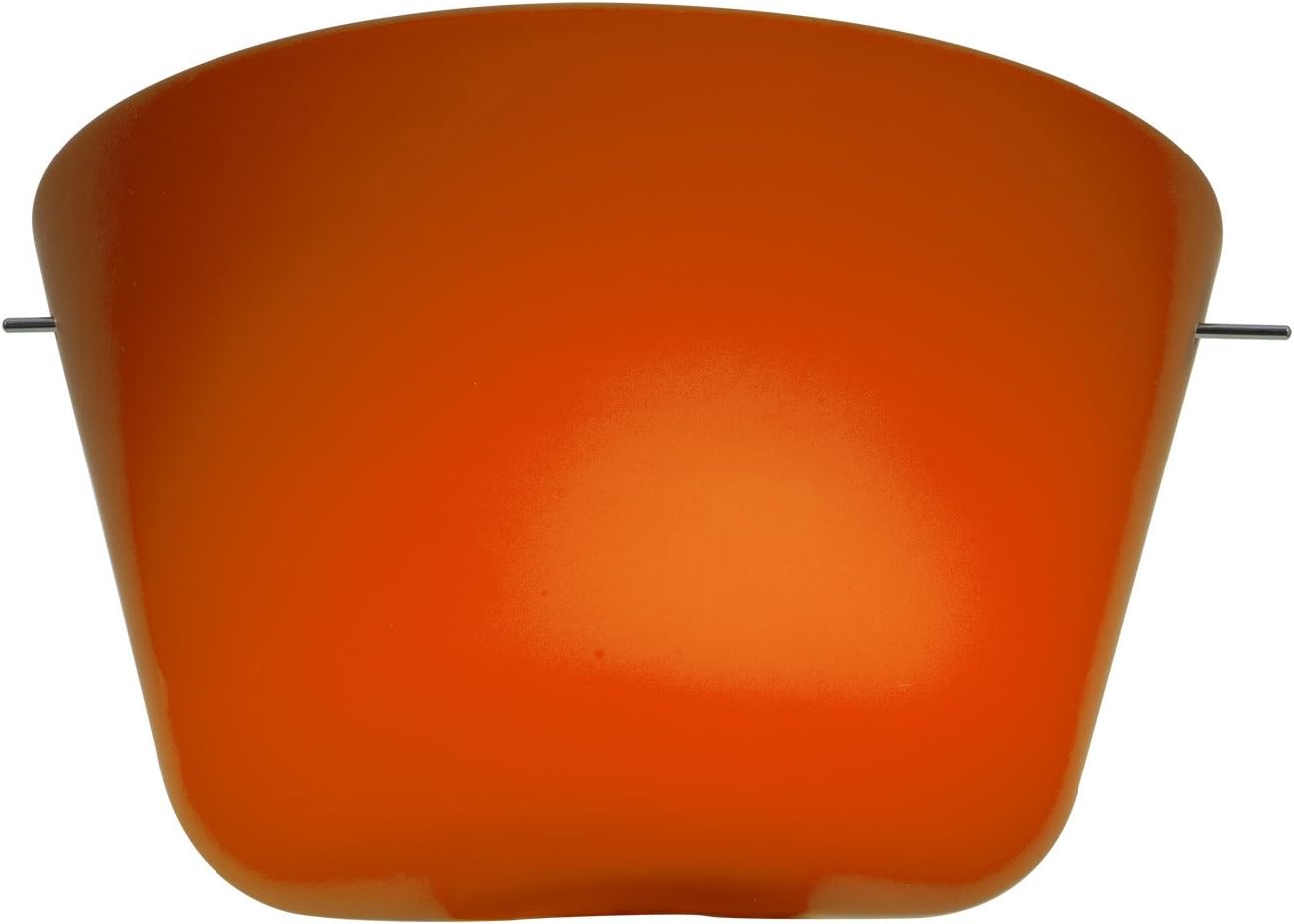 Access Lighting 50166-CH/ORG Aire Silk Glass Wall Scone with Orange Glass Shade, Chrome Finish
