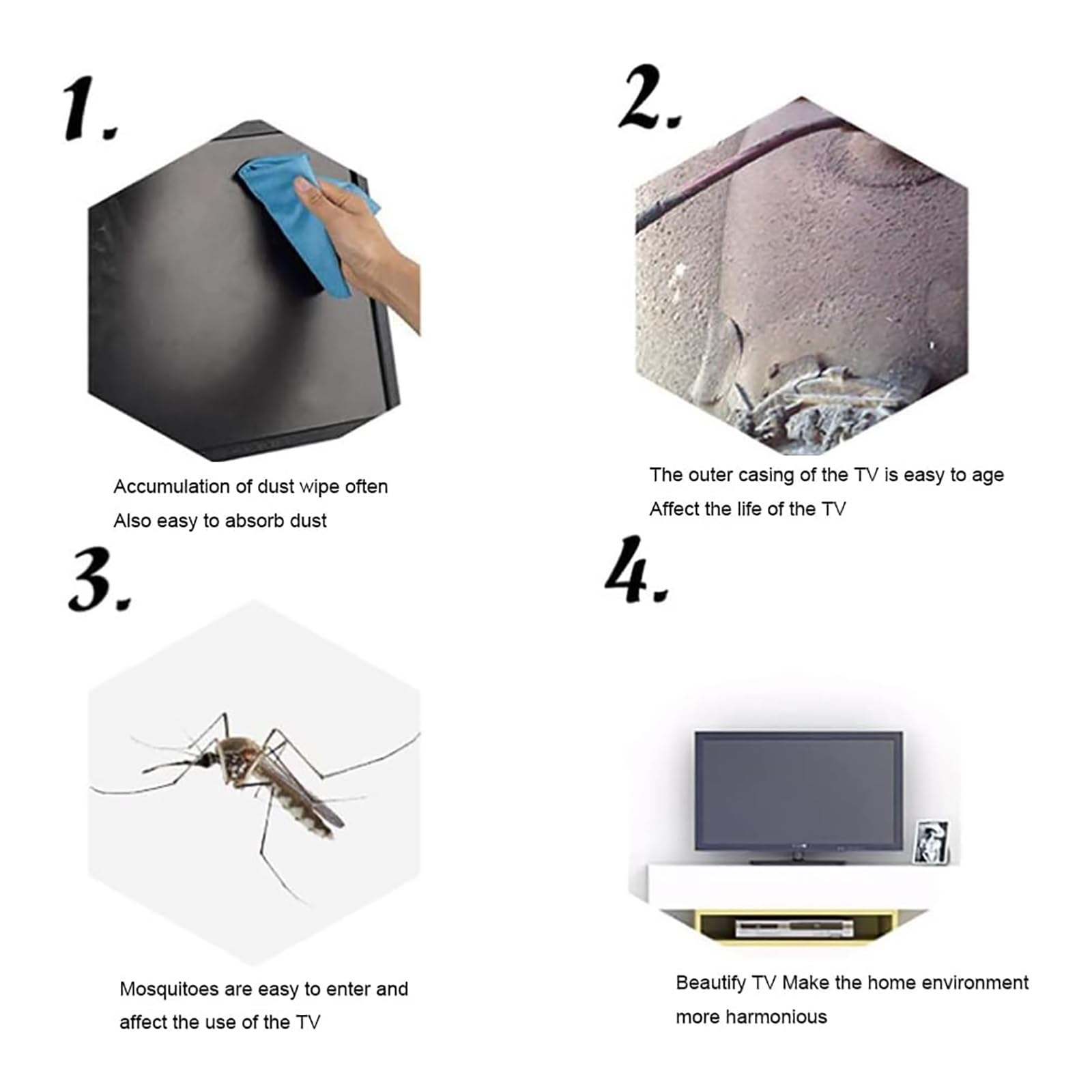 Ochrona przeciwsłoneczna Tv Screen Protector, Art Tv Screen Uniwersalne drukowanie Odporne na kurz Protect Tv Cover, do wnętrz Sypialnia Dekoracja salonu Telewizja Osłona przeciwpyłowa (Color : Natur