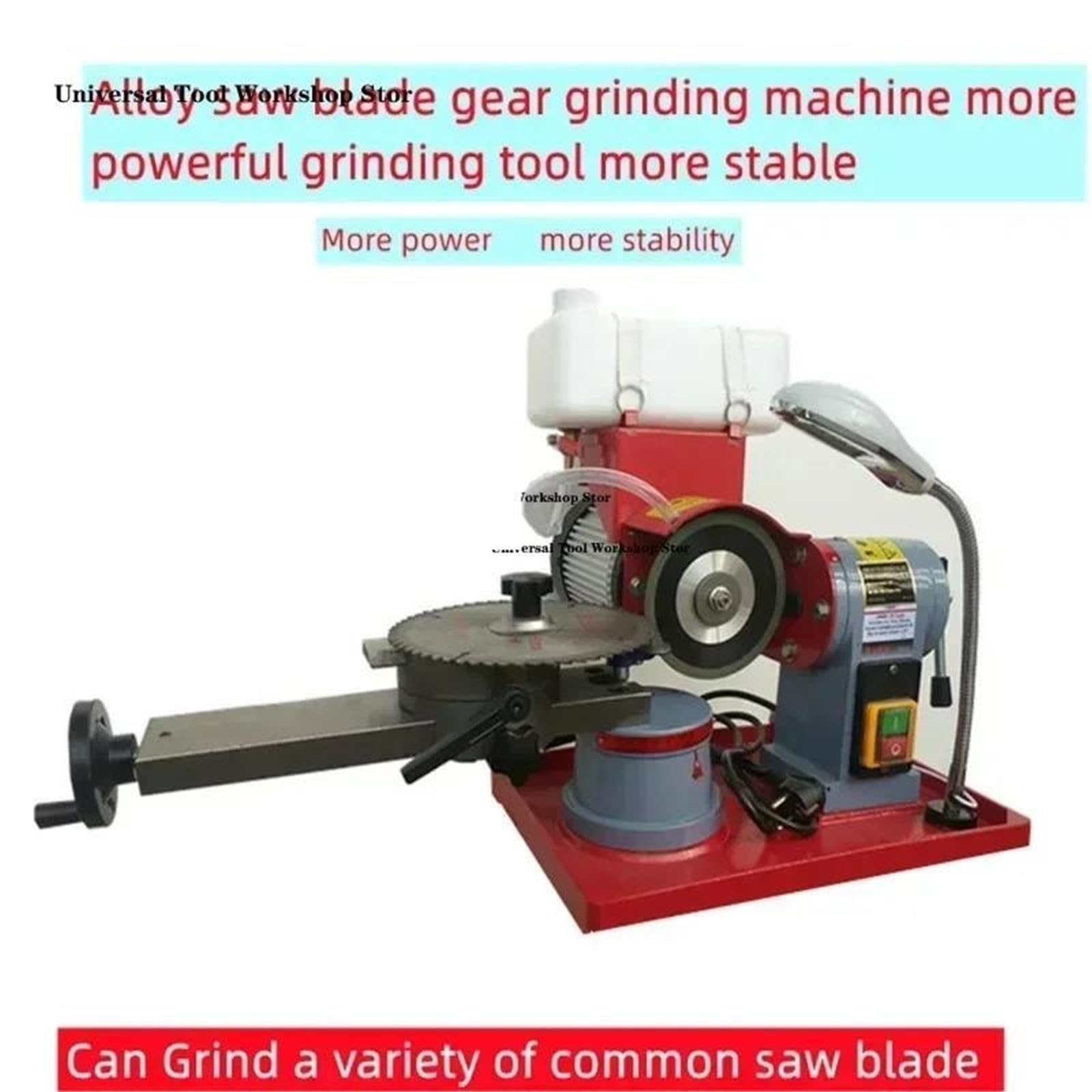 Affilatrice per lame per circolare industriale - Rettificatrice da 2850 giri/min, per per legno/metallo con mola diamantata per la fabbrica(250w dry grind)
