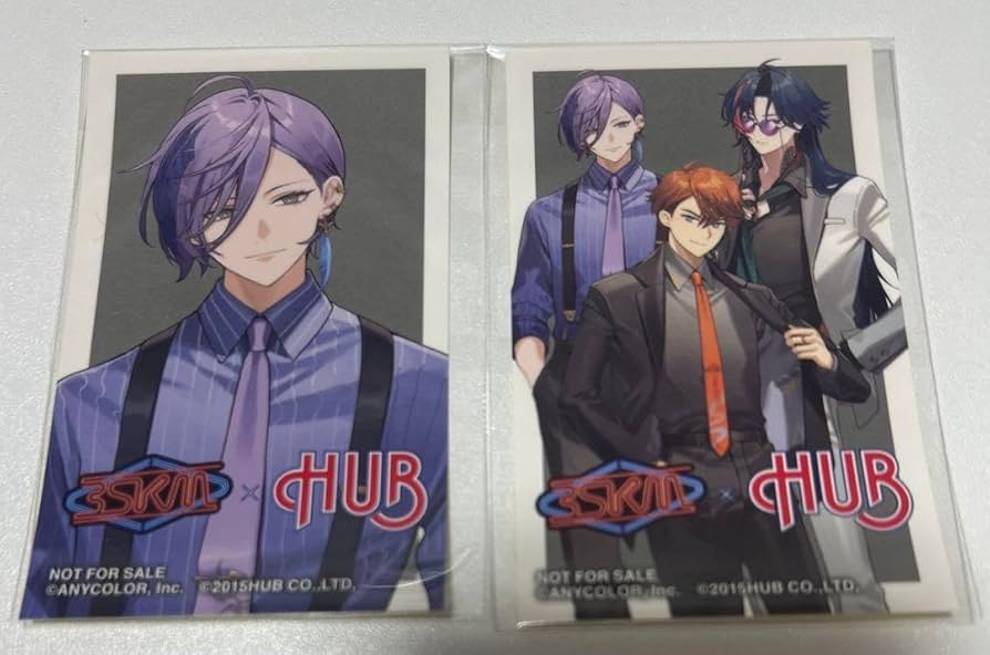 にじさんじ 3skm 北見遊征 缶バッジ hub 3SKM 北見遊征 魁星 榊ネス HUB 缶バッジ コラボ にじさんじ