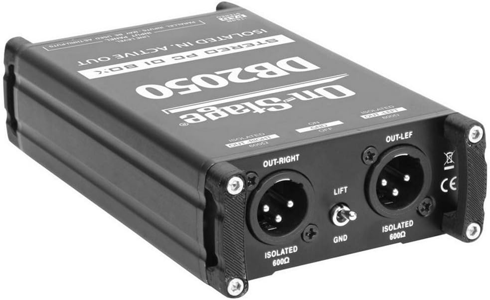 On-Stage DB2050 Active Stereo Multi-Media DI Box