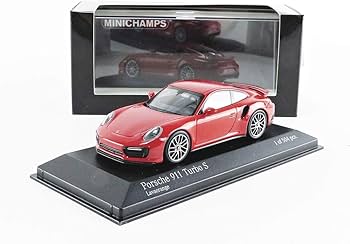 Amazon | Minichamps 1/43 ポルシェ 911 ターボ S 2016 レッド