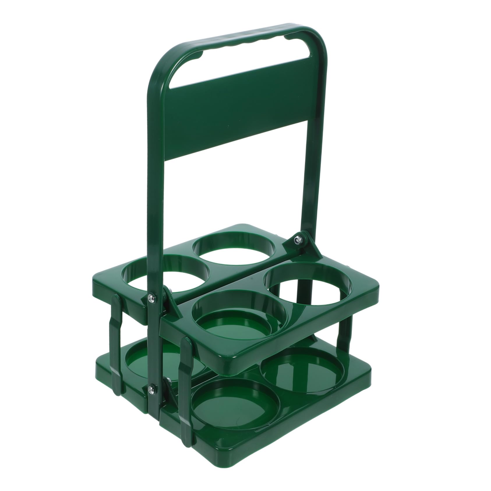 CIYODO Beer Case Folding Wicker Basket Storage Reusable Drink Carrier Foldaway Beer Bottle Holder for Car