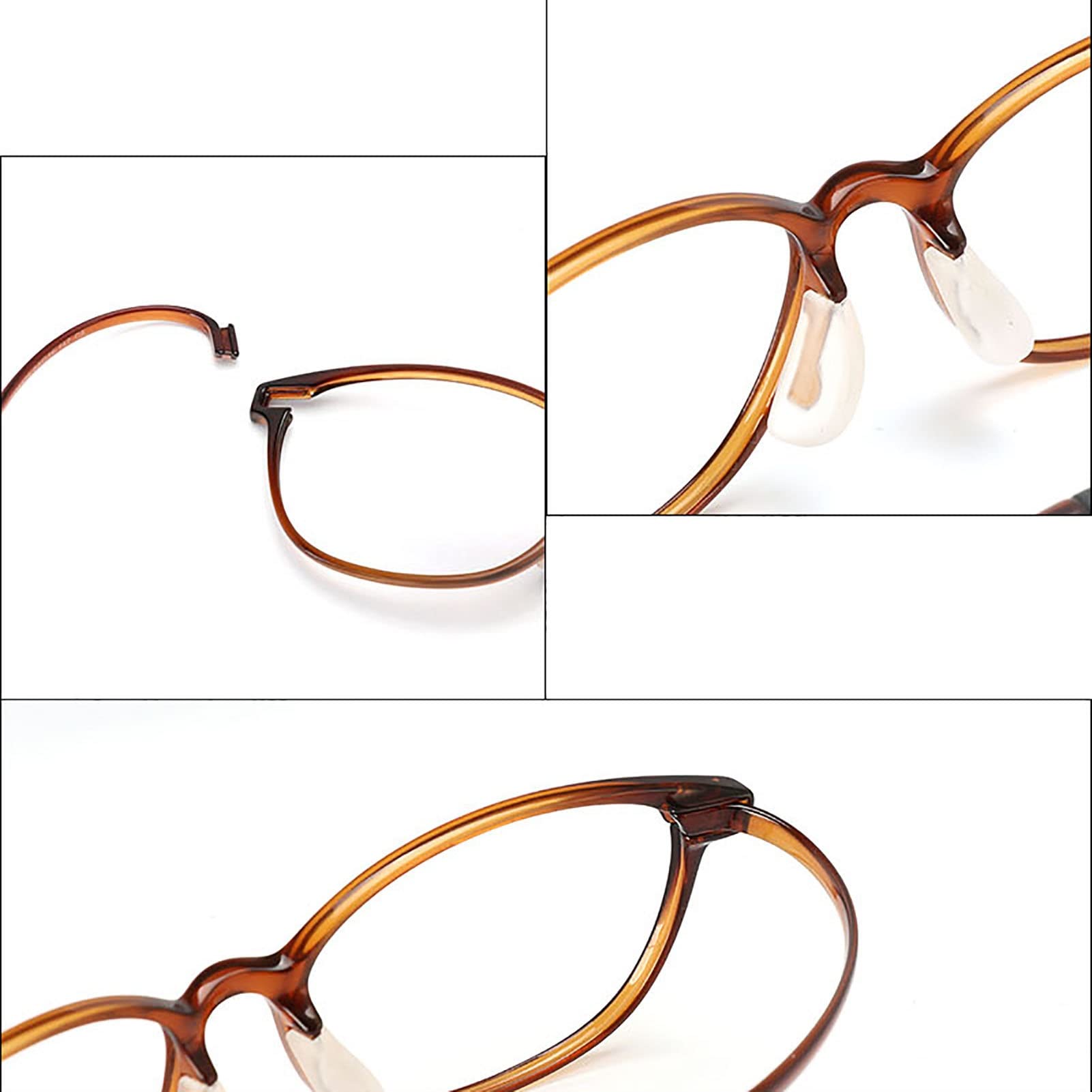 Occhiali da Lettura Fotocromatici Unisex, Materiale PP + Acciaio Cerniere A Molla Includono Lettori Solari, Protezione UV400, Senza Viti (Color : Black, Size : +1.0)