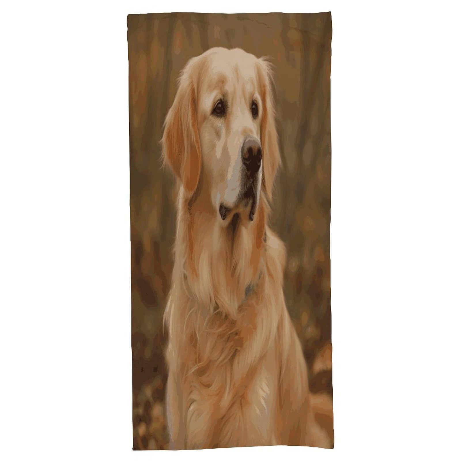 Fekiloot Men's Style Golden Retriever Bath Towel Highly Absorbent,Beach Towels For Wo,Pool Towel Bathroom Essential For Beach,Gym,Travel, Camp