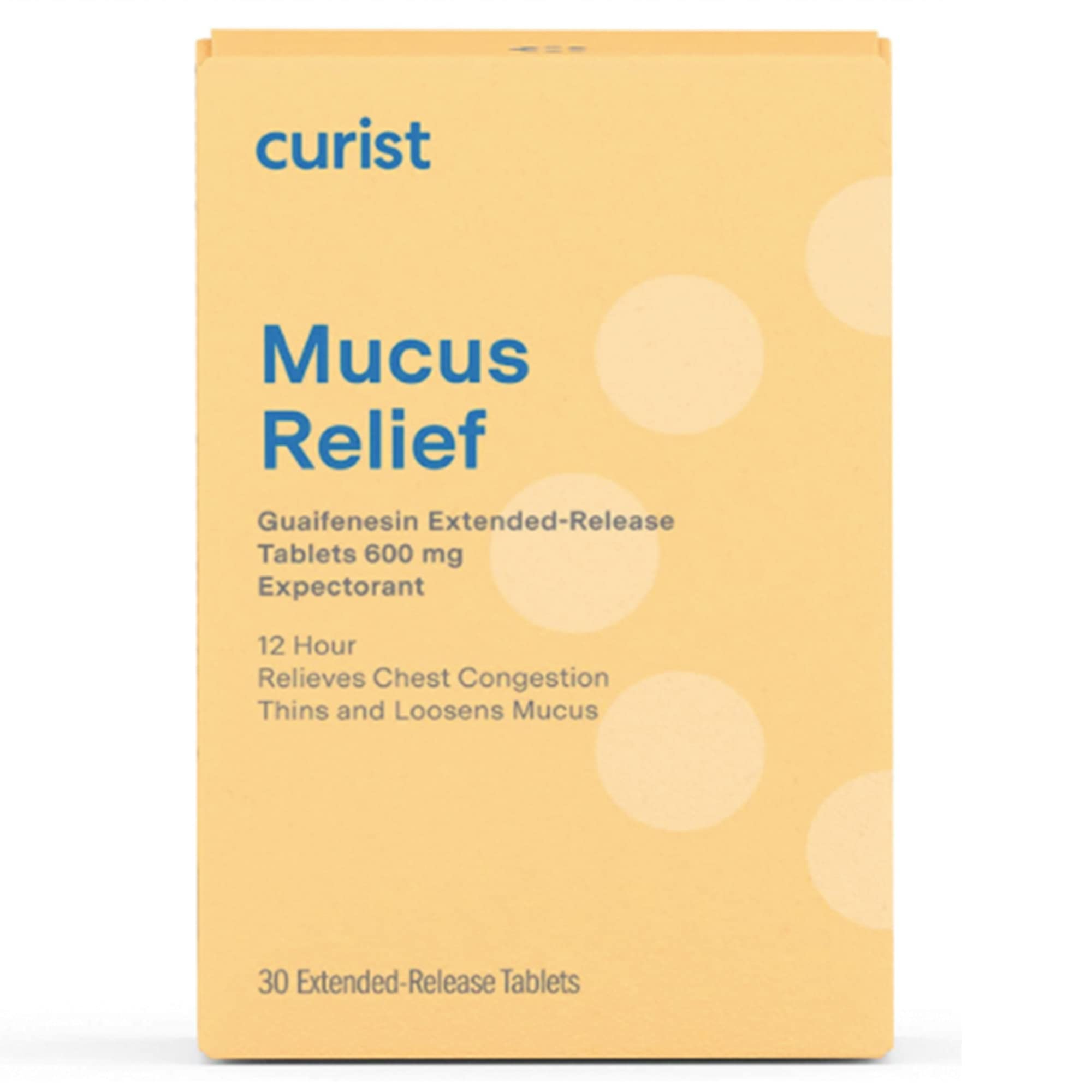 Buy Curist Generic Guaifenesin 600 mg Extended Release s Mucus
