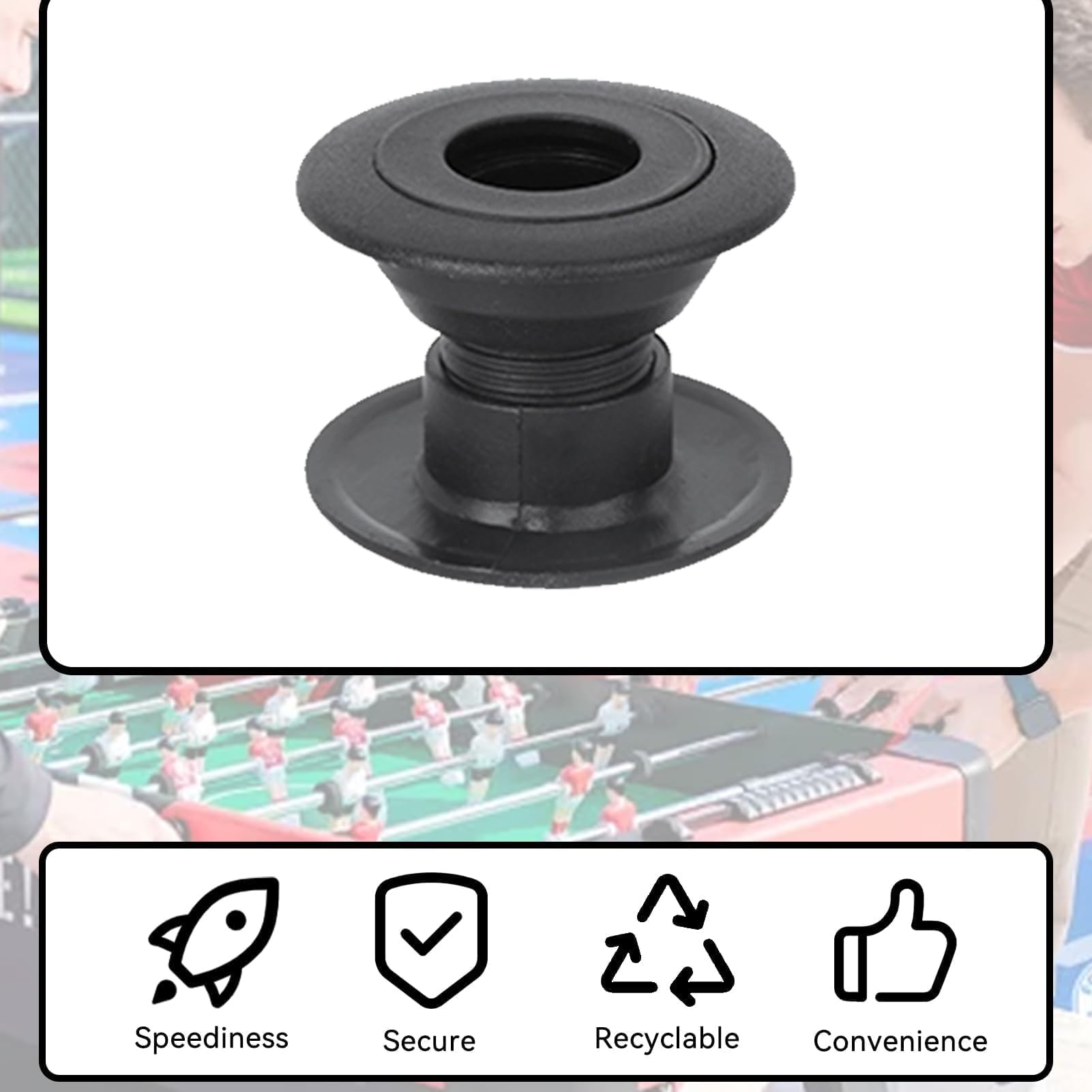 10 Bagues De Roulement Pour Baby-foot – Plastique Léger, Diamètre 48,5 Mm | Pièces De Rechange Universelles Pour Table