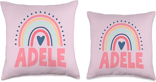 Miniatura 3 de Adele Name Custom Woman Myth Legend Pink Birthday Party Throw Pillow, 16x16, Multicolor