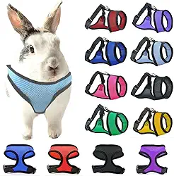 Peitoral Regulável para Coelhos, Ventilado, Múltiplas Cores (Lilás, XS)