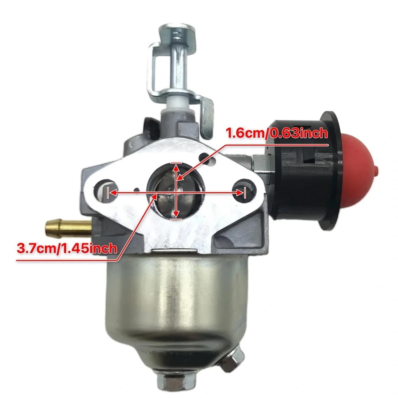 Carburador Power Carb para 1P56F 1P52F 79-96CC Motor Eje Vertical Soplador Nieve Cortacésped Carburador