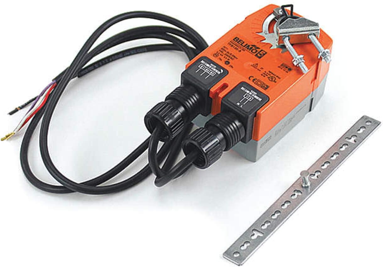 TFB120-S 120VAC, 22 in-LB, Damper Actuator, ON/Off, SPDT, Spring-Return, Suggested Replacement for TF120-S, with Auxiliary Switch