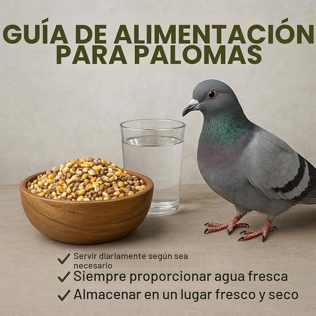 Foto 7 de 7 de GiDeli Comida para Palomas 10 kg - 21 Granos y Semillas - Cría y Deporte
