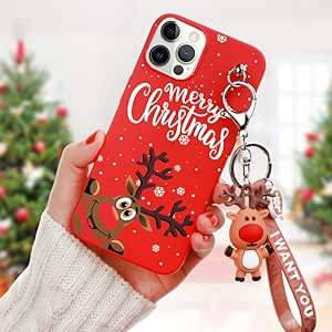 Pnakqil Coque Magnétique pour iPhone 13 Pro Max Con Cordon, Silicone