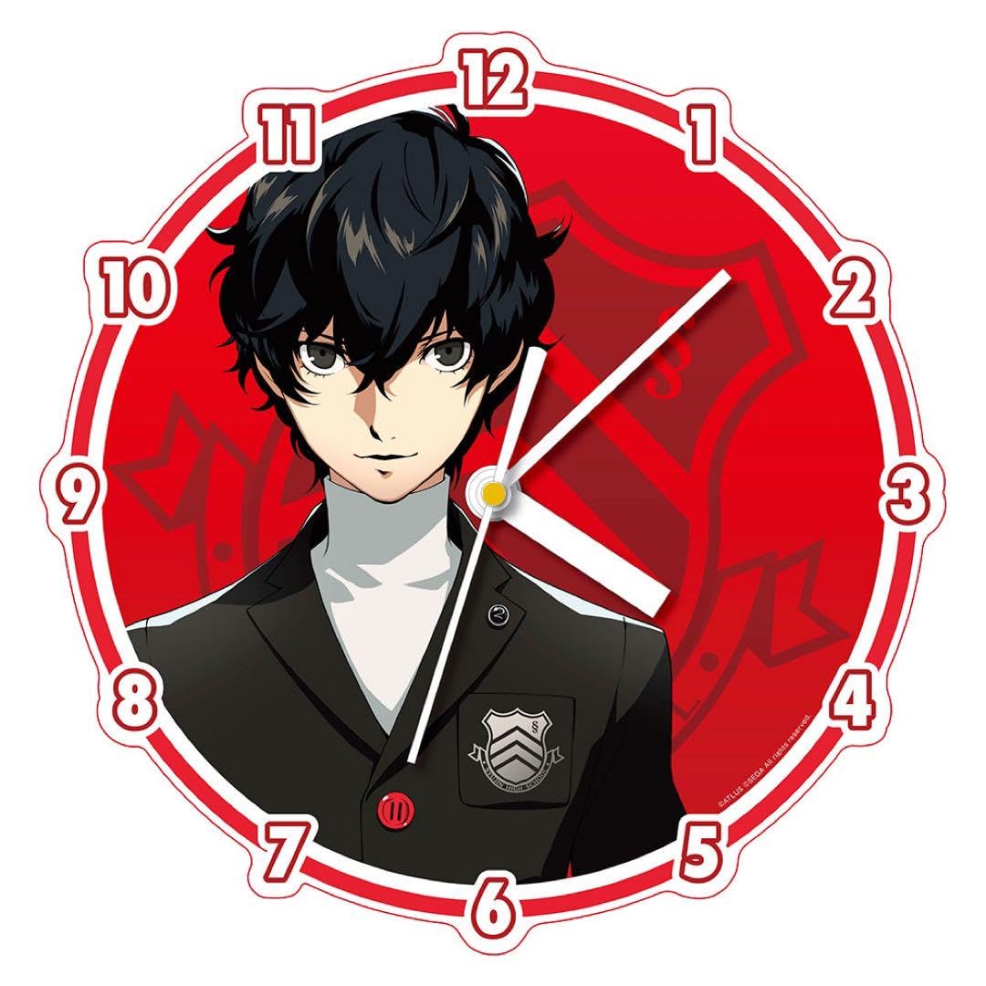 Amazon.co.jp: ペルソナ25周年 P5 主人公 雨宮蓮 アクリル時計 