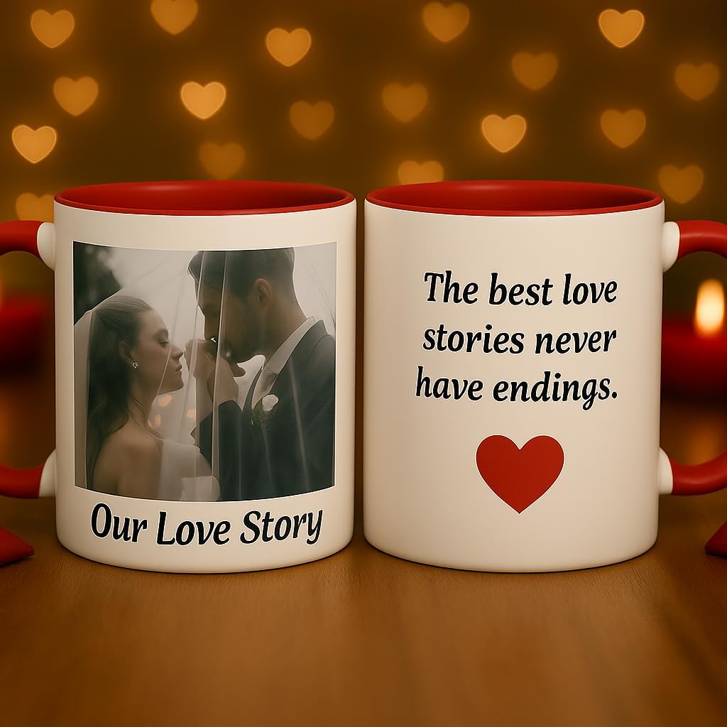 Personalized Coffee Mug 11oz Ceramic – Custom Photo, Text or Logo Cup | Double-Sided Print, Dishwasher & Microwave Safe | Gift for Thanksgiving, Mom Dad Teacher Friend Birthday Christmas (Blue) - Image 8