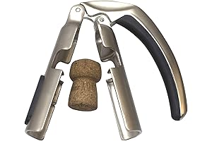 YukaBa: Precision Engineered Champagne Bottle Opener for Effortless Cork Removal