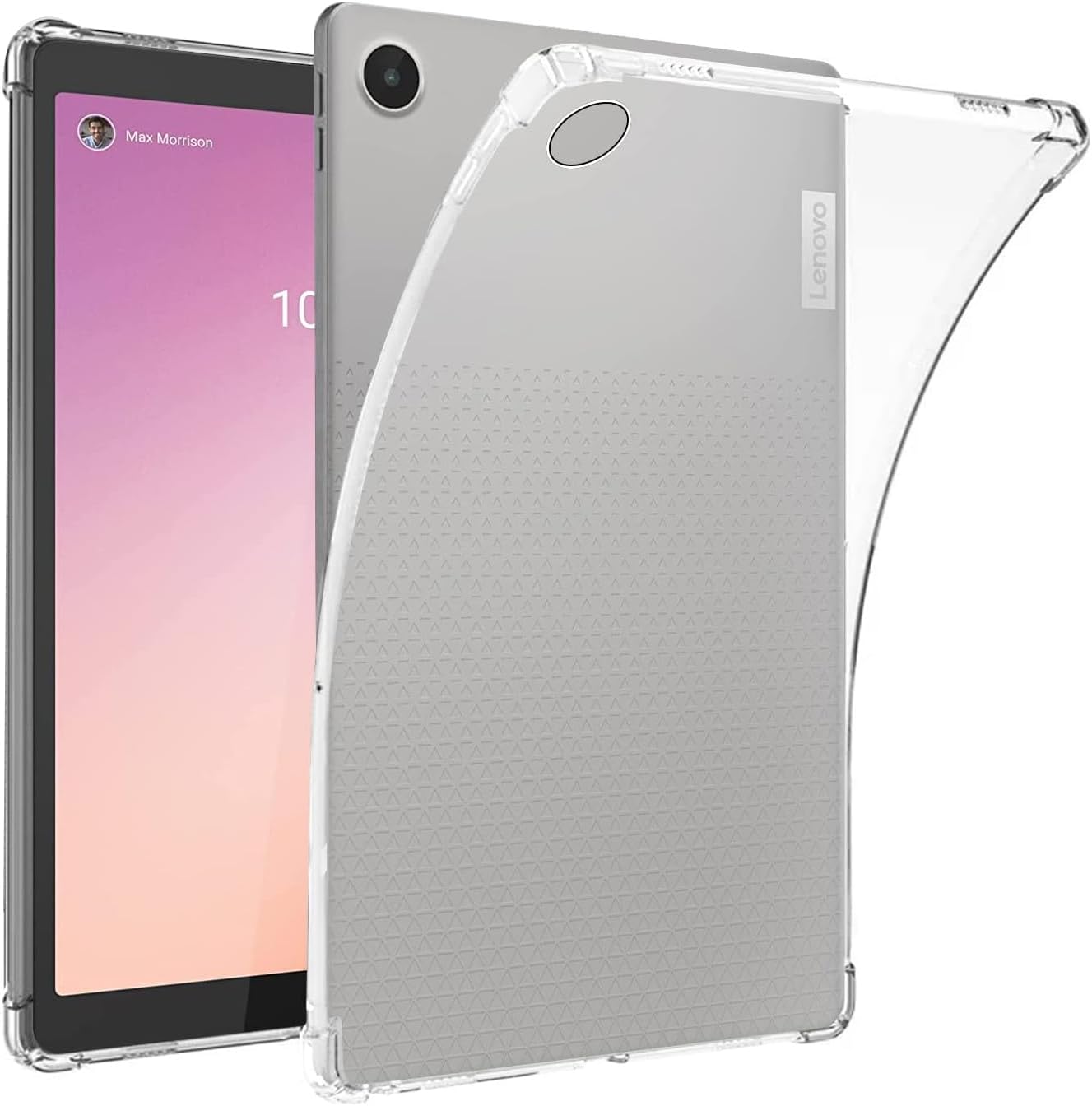 Clear Case for Lenovo Tab M8 FHD TB-8705F/TB-8705N Tablet Ultra Clear Soft Flexible Case Transparent TPU Skin Bumper Back Cover Shell