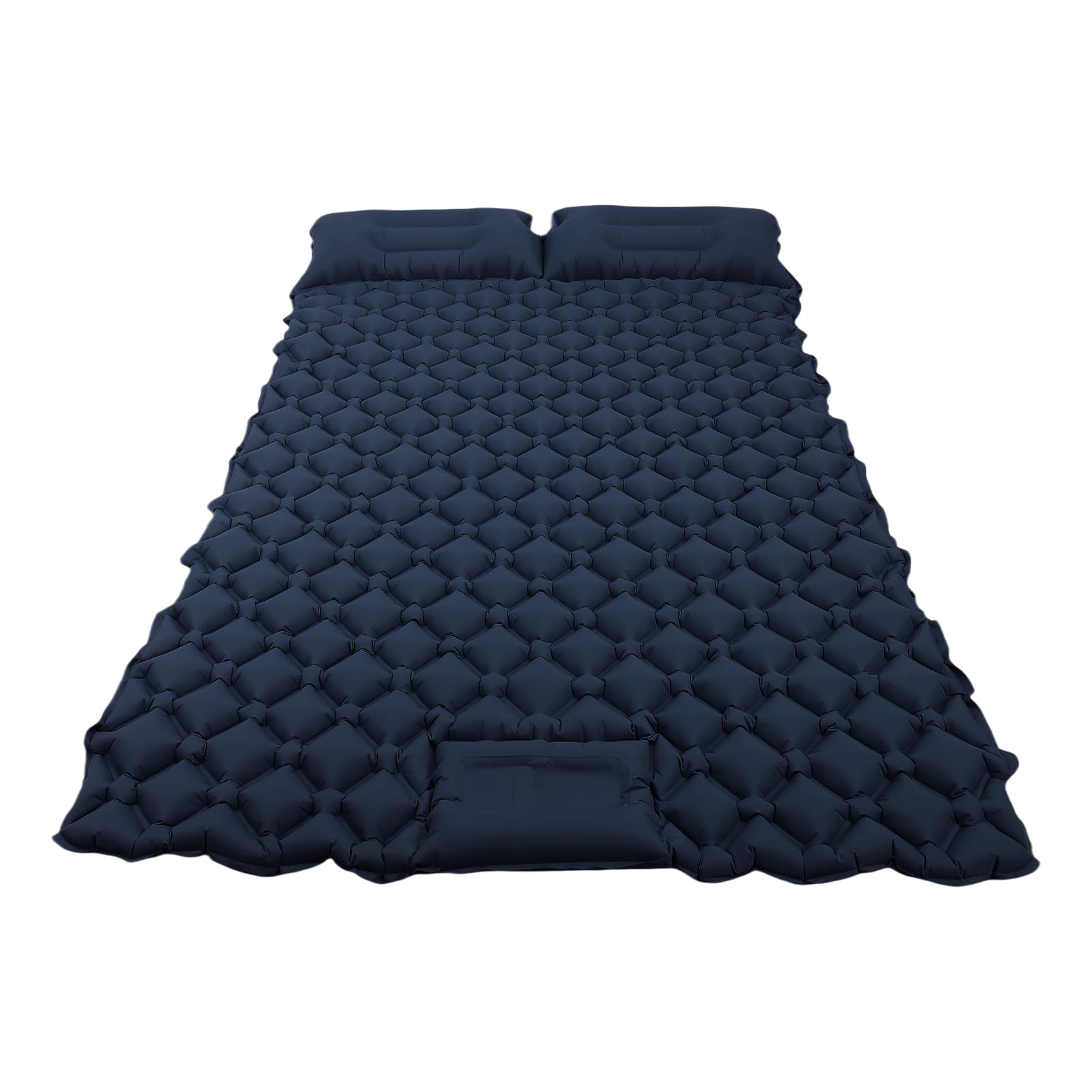 Generic Nadmuchiwana Karimata, Nylonowa Mata Kempingowa 40D Ripstop o Grubości 5 Cm i łatwym Pompowaniem do Wędrówek z Plecakiem i Pieszych Wędrówek (BLUE)