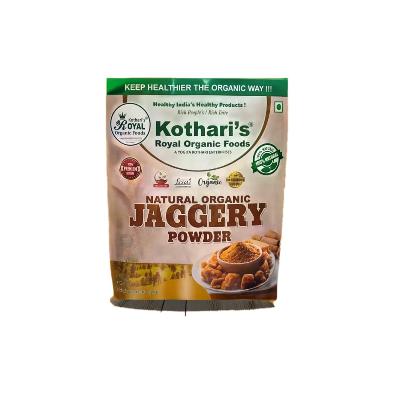 Kotharis Royal Organic Jaggery Powder 390 GM Sugarcane Jaggery Powder/Natural Organic Gud Powder/Gur/Gud/ (B07NS5SP3F) Amazon Price History, Amazon Price Tracker