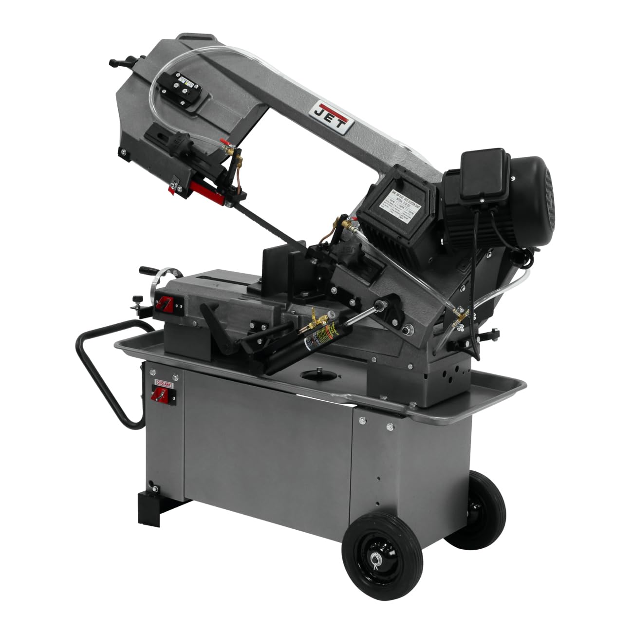 JET 8" x 12" Geared Head Metal Cutting Horizontal/Vertical Band Saw, 1 HP, 115/230V 1Ph (HBS-812G)