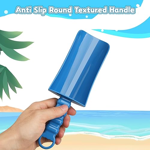 Miniatura 6 de Juego de palas de arena de playa de 9 pulgadas, mango antideslizante, herramienta de jardín para niños y adultos, kit de caja de arena de excavación