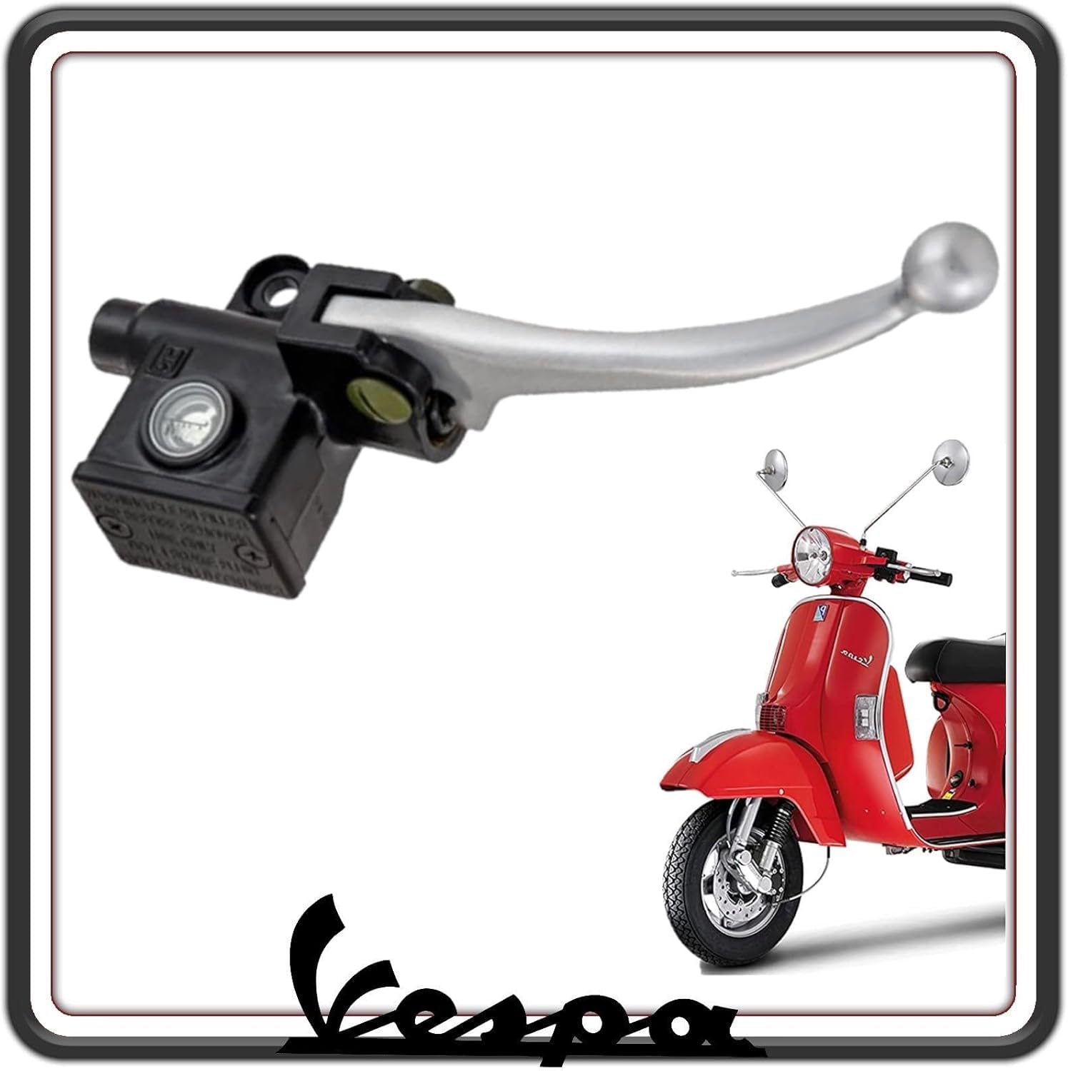 Piaggio POMPA FRENO POMPA IDRAULICA A DISCO COMANDO DESTRO COMPLETO VESPA PX 125 - PX 150 - PX 200 DAL 1998 IN POI ORIGINALE