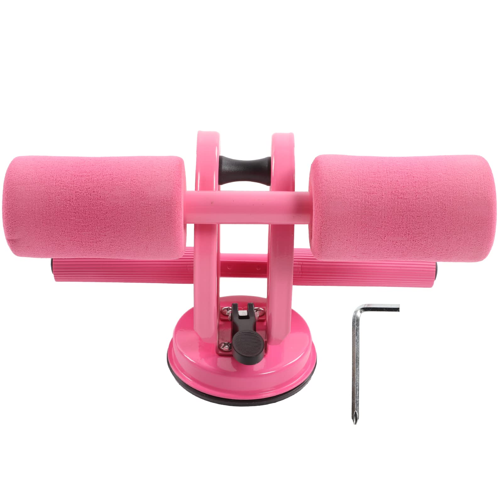 2-Layer Steel Non-Slip Seat, Comfortable Support, Fitness Equipment, Adjustable Height for Home Use (Adjustable Pink)-image-30