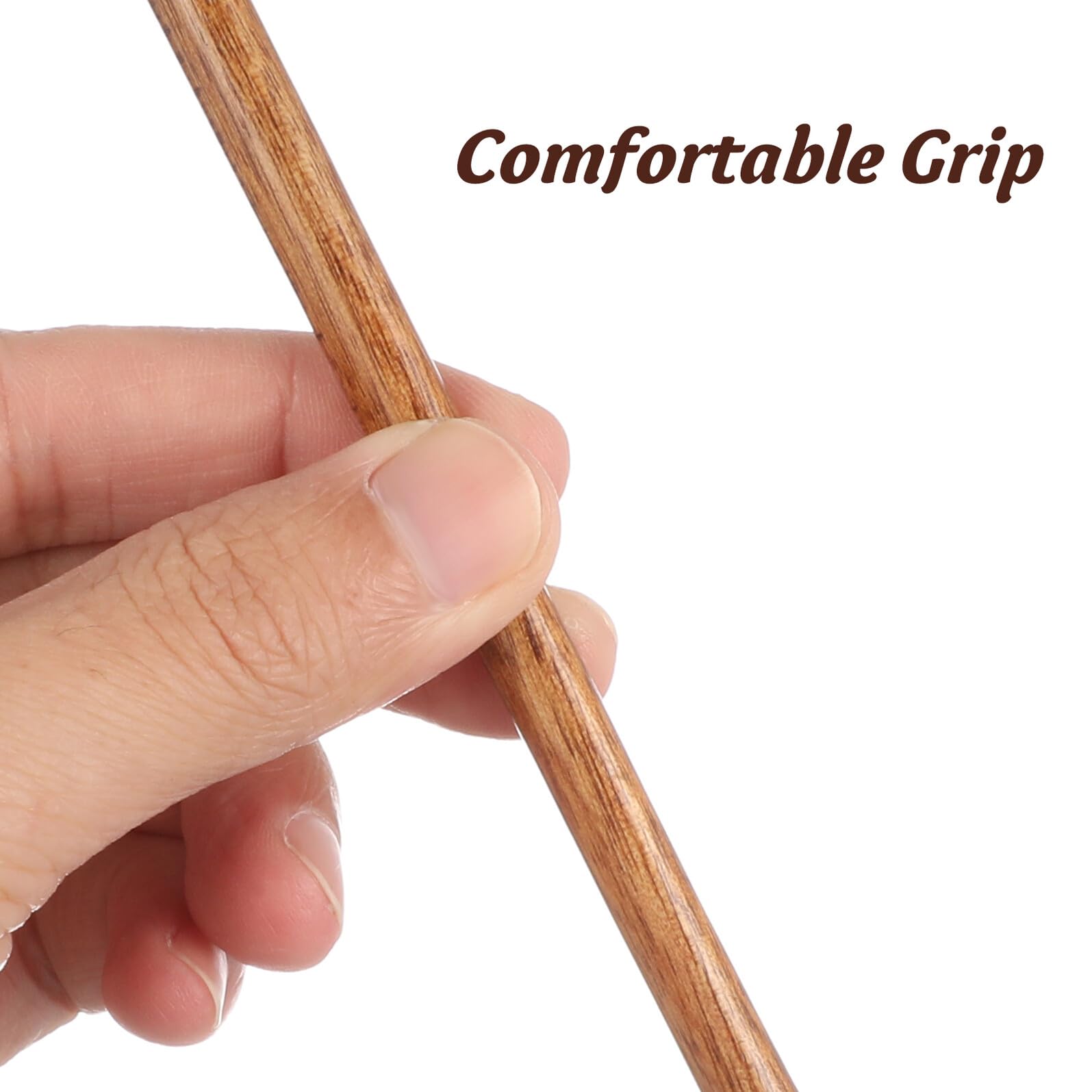Homoyoyo Cucharas De Madera De Mango Largo Para Café y Miel, Estilo Japonés, Tamaño Pequeño, Madera Nanmu Natural, Para Postres y Aperitivos, Paquete De 2 Piezas, Uso Cocina y Bebidas