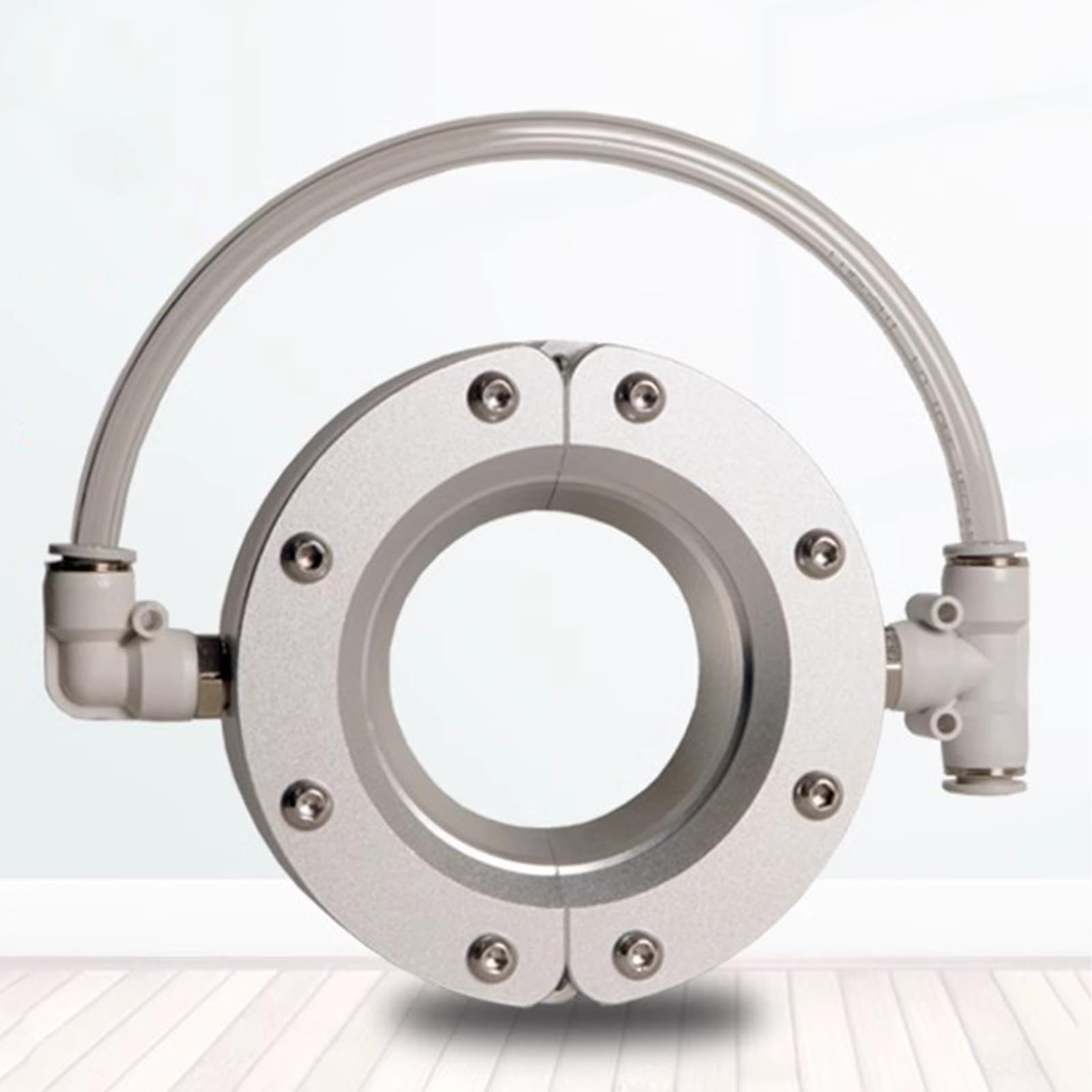Soplador De Aire con Cuchilla De Anillo, Soplador De Aire De Aleación De Aluminio, con 2 Entradas De Aire, Instalación Dividida, para Secado De Tuberías, Uso con Compresor De Aire