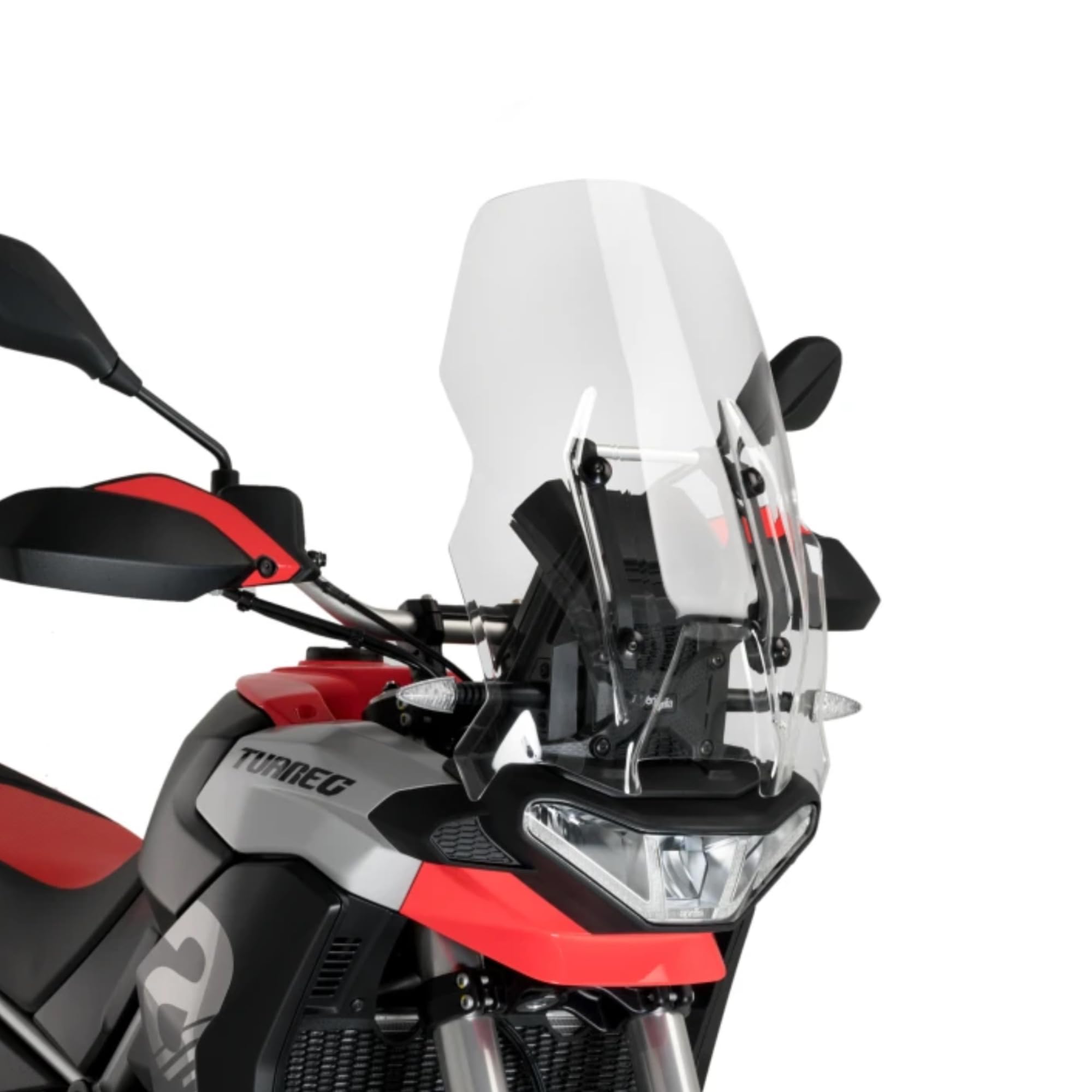 Cupolino Moto Parabrezza Plexiglass JD9 Touring Trasparente Compatibile con APRILIA TUAREG 660 2022-2026