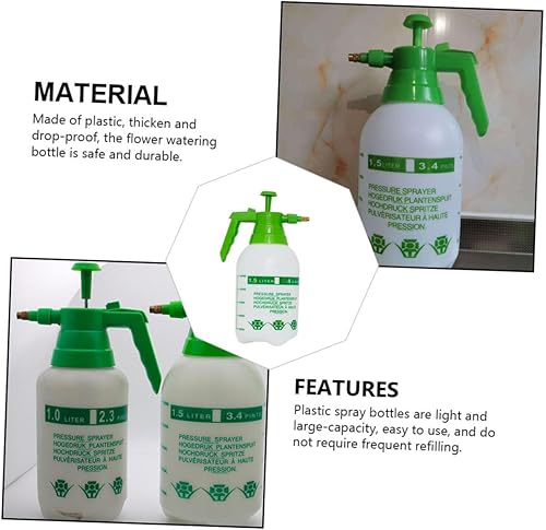 Miniatura 3 de VANZACK Pulverizador neumático Pulverizador de botella de agua Pulverizador de presión manual Latas de riego de flores Pulverizador de bomba para