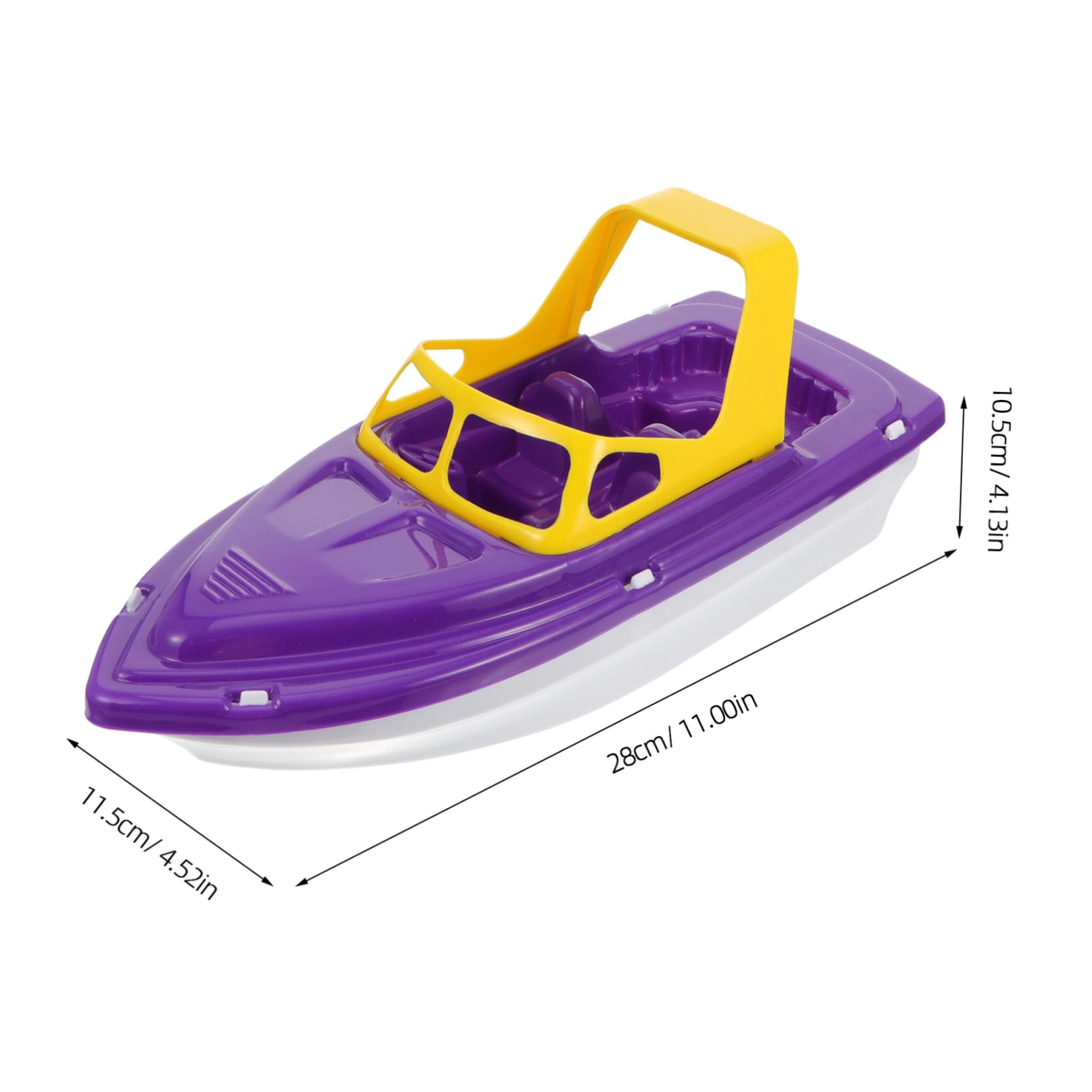 POPETPOP 3 Piezas Juguetes de Baño para Barco de de Plástico de Baño Divertido para Ducha y Acuático Regalo para Bebés