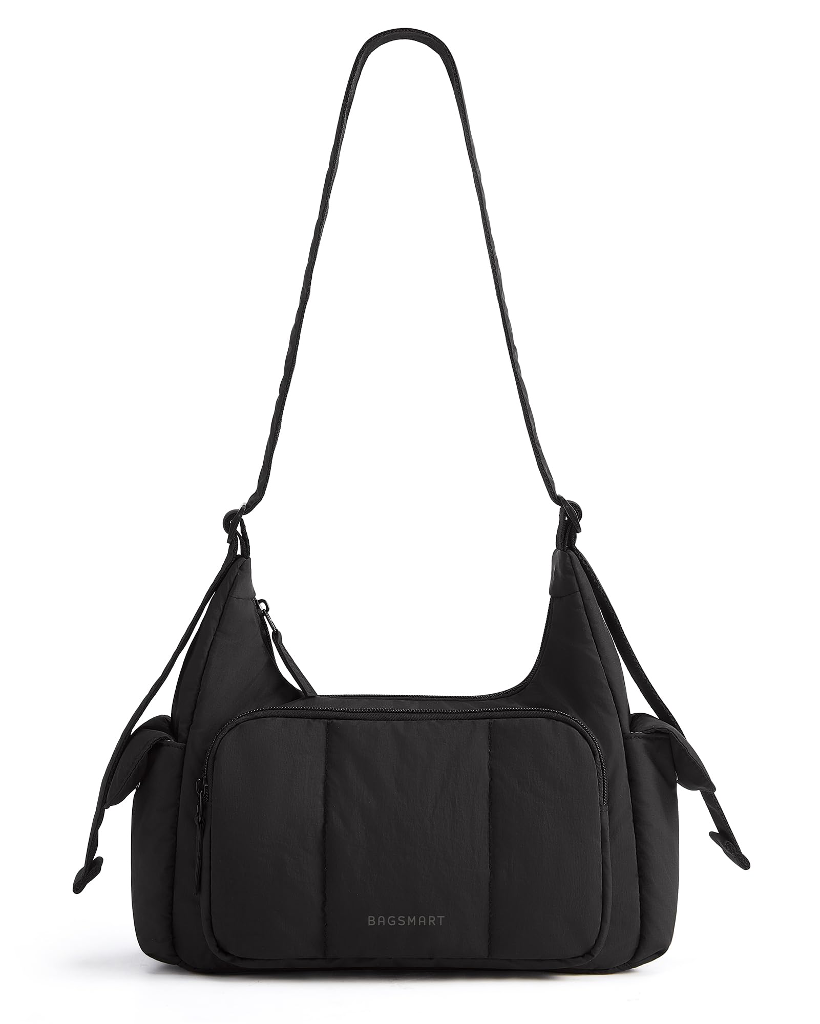BAGSMART Crossbody Bags for Women Small Puffer Purses for Women Daily Travel 6L Cute Fluffy Hobo Bag with