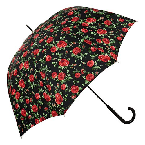 Preisvergleich Produktbild VON LILIENFELD Regenschirm Damen Sonnenschirm Floral Motiv Rosen: Lisette