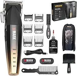 Máquina De Cortar Cabelo Wmark NG-2038 Gold Original