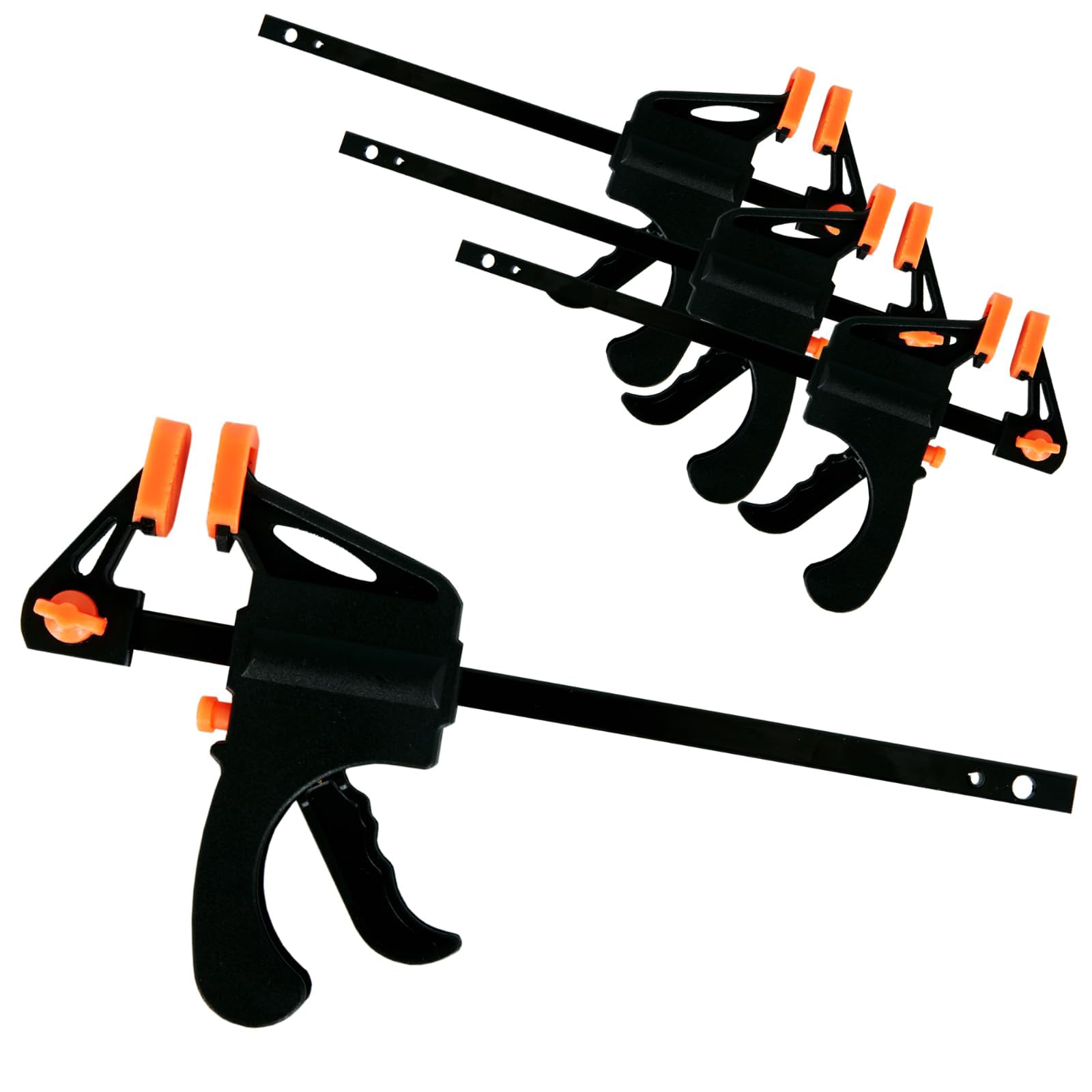 NTEK Clamps for Woodwork | Quick Grip and Ratchet Release | Ideal Wood Clamp for Woodworking | Pack of 4