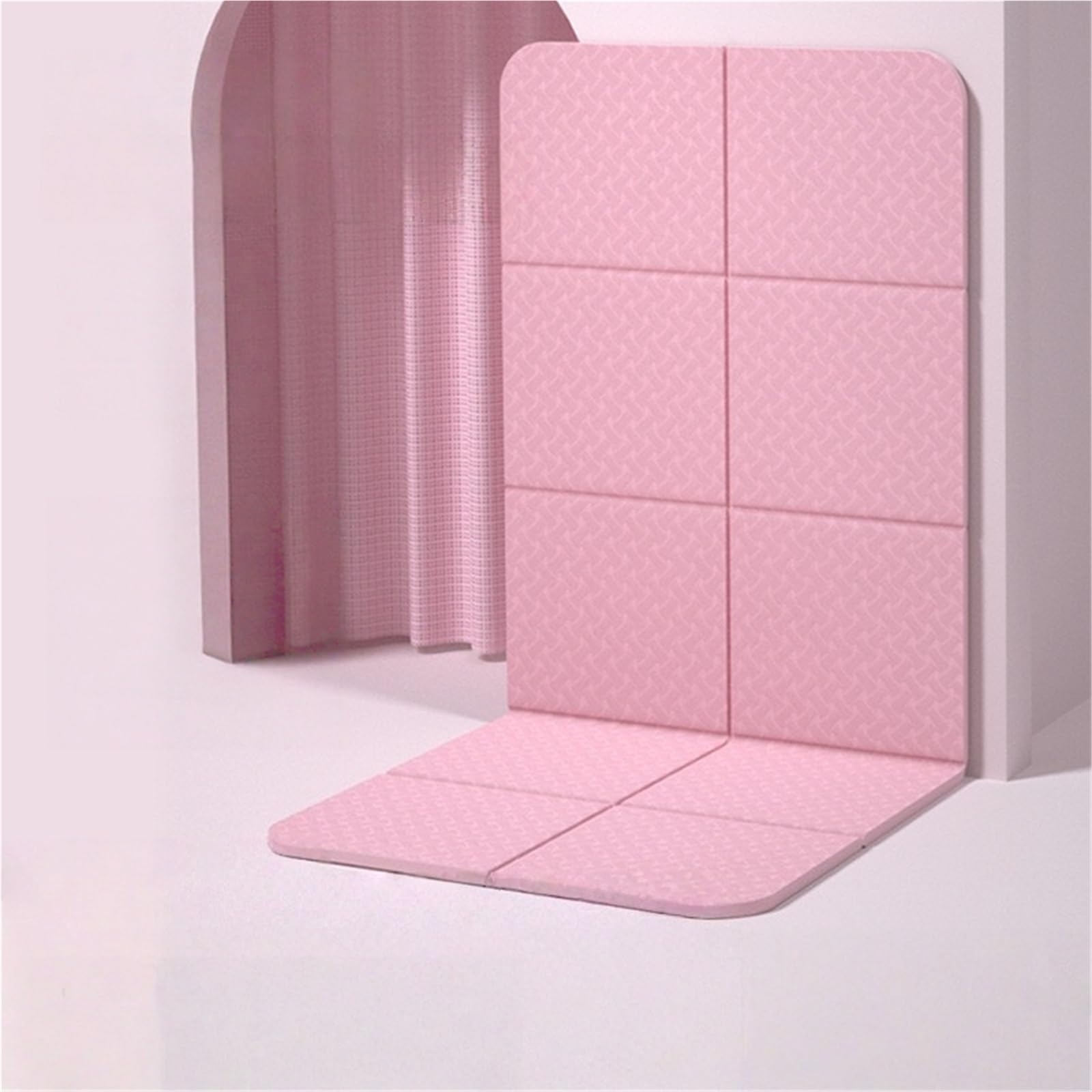 Pieghevole Tappetino Yoga Ecologico In Elastomero Termoplastico Versatile per Pilates Fitness Ginnastica Meditazione Palestra Donne/Uomini Interno/Esterno