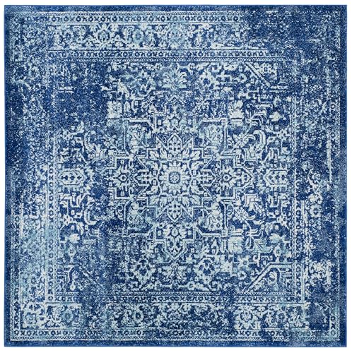 Tapete cuadrado 200x200 cm SAFAVIEH Evoke navy miniatura 3