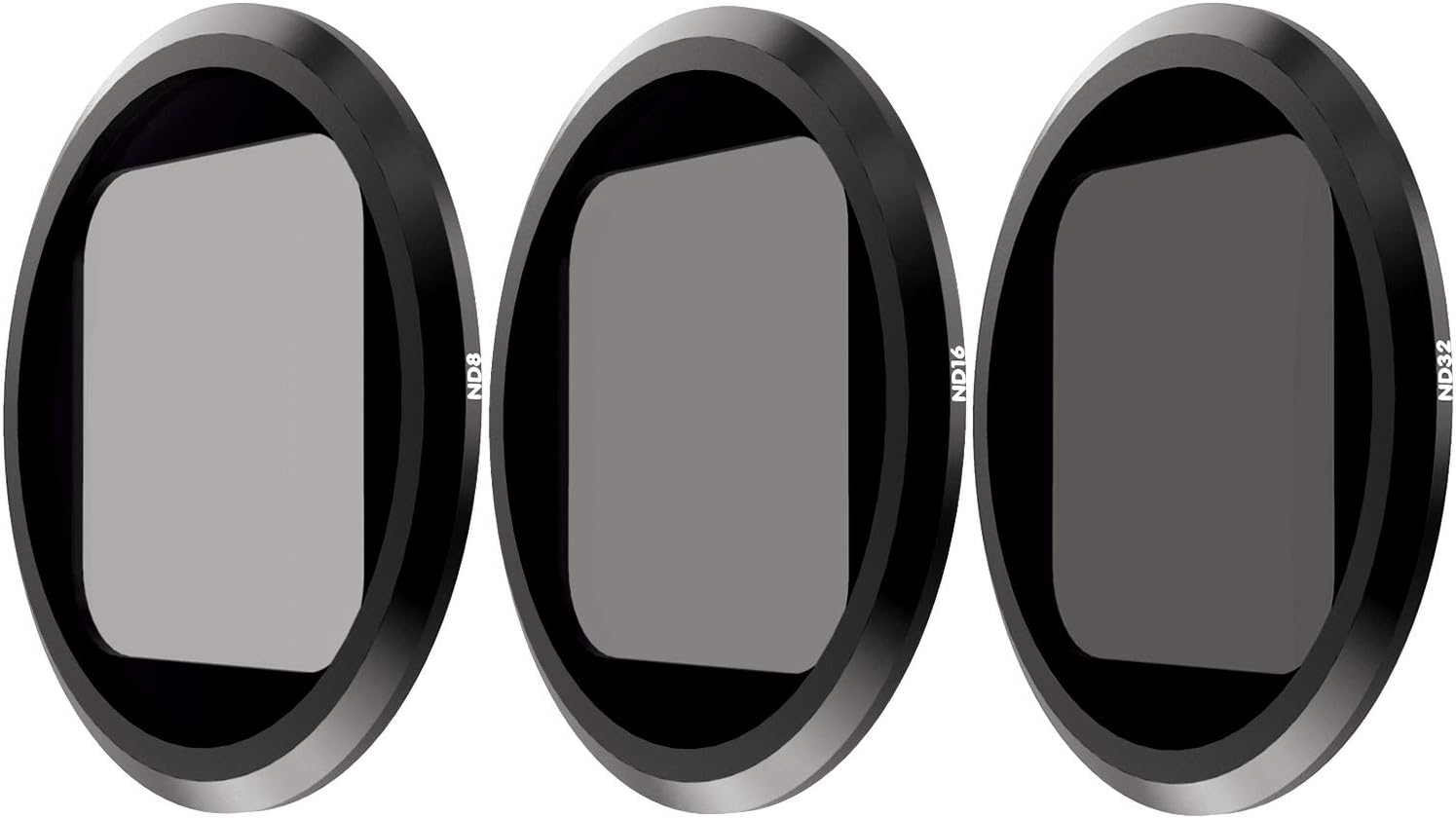 ND Filter Kit for GoPro Hero 8 Black (Works with Media Mod) - ND8, ND16, ND32 Lens Filter (3-Pack) - Neutral Density Lens Filters Set Camera Lens Accessories for Outdoor Sports
