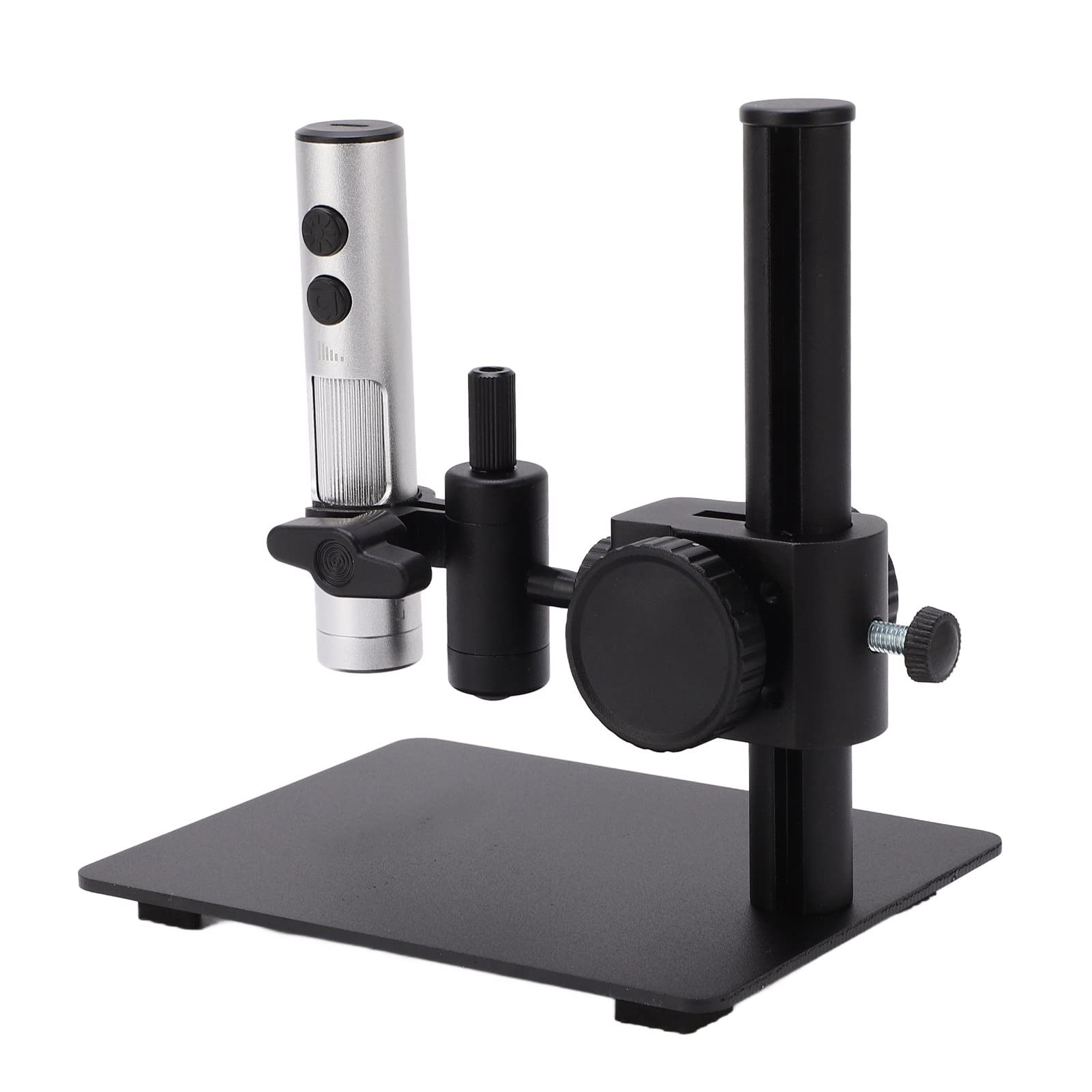 Juego de Microscopio Digital, Kit de Cámara de Microscopio ABS de Aleación de Aluminio con 12MP 3840x3104, Zoom de 750x, Luz LED de Campo Oscuro, Tipo C para Probar Técnicos de Estaciones
