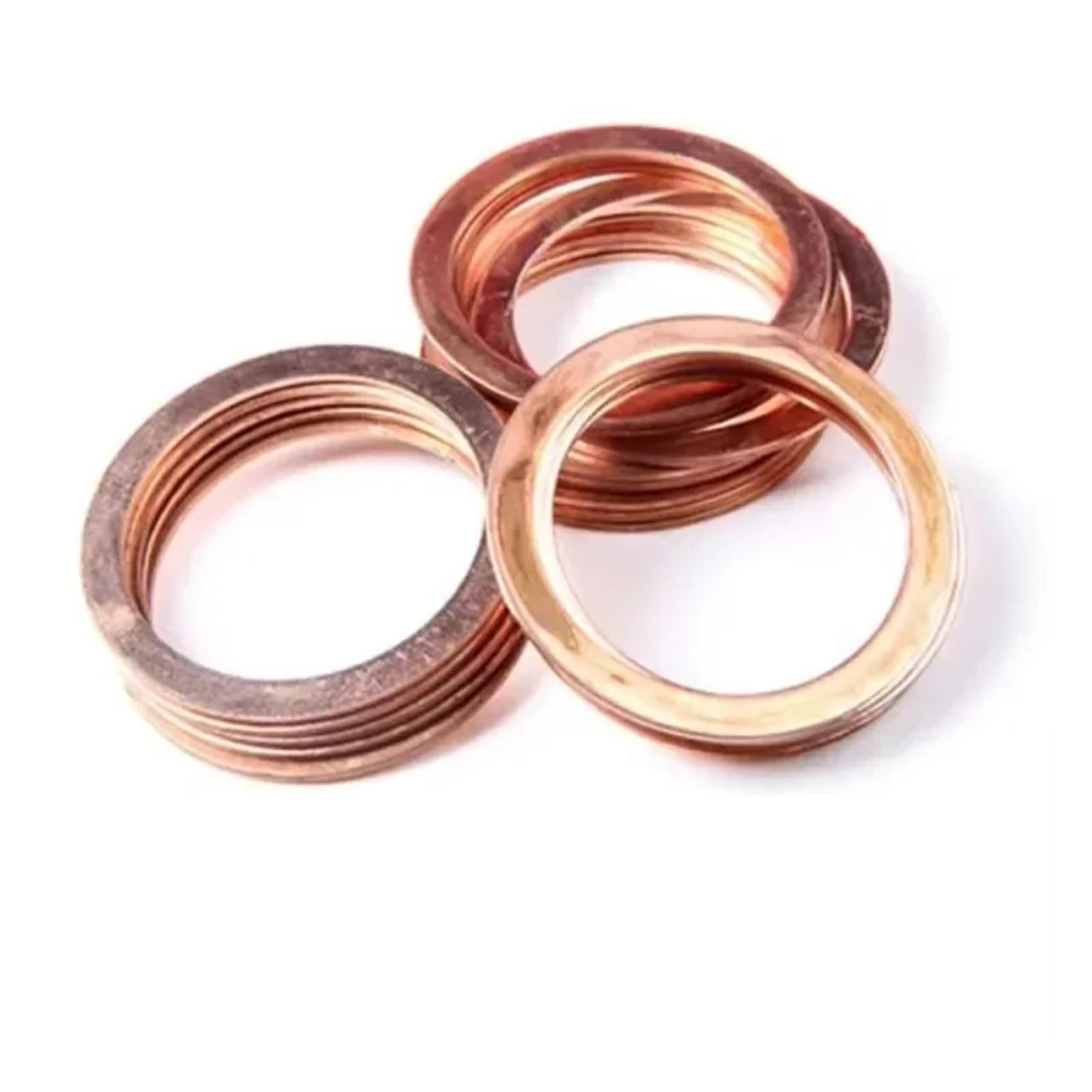 Arandelas de cobre, Paquete de 3 juntas for barco M36, diámetro exterior 43-48mm, espesor 1-3mm