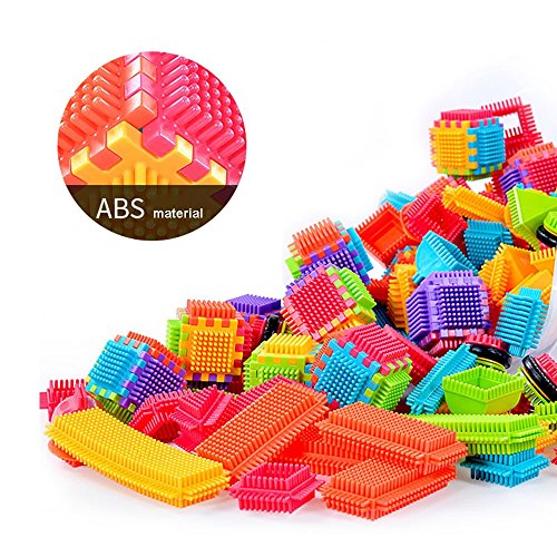Teytoy 100 Pcs Bristle Shape Building Blocks Toy Set For Toddlers Kids #TOP6