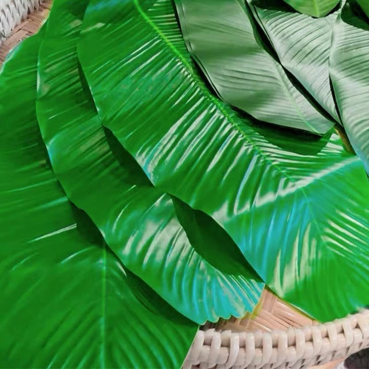 Amazon.de: 10 Stck groe knstliche Bananenbltter, knstliche tropische  Bltter, knstliche Bananenbltter, knstliche Bananenbltter, ...