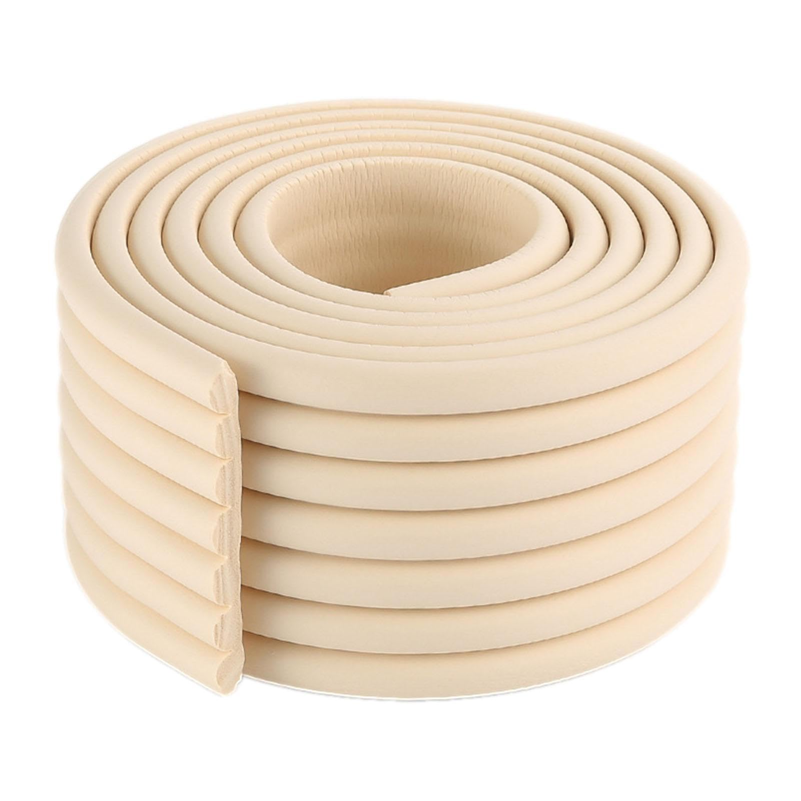 Atryx Off Whitle- Soft Foam Edge Guard, Furniture Corner Edge Safety Bumper, Fireplace Foam Edge Guard, Versatile Edge Protection, Soft Foam Strip Edge Guards Padding Foam Furniture And Fireplace Edge Bumper Guard