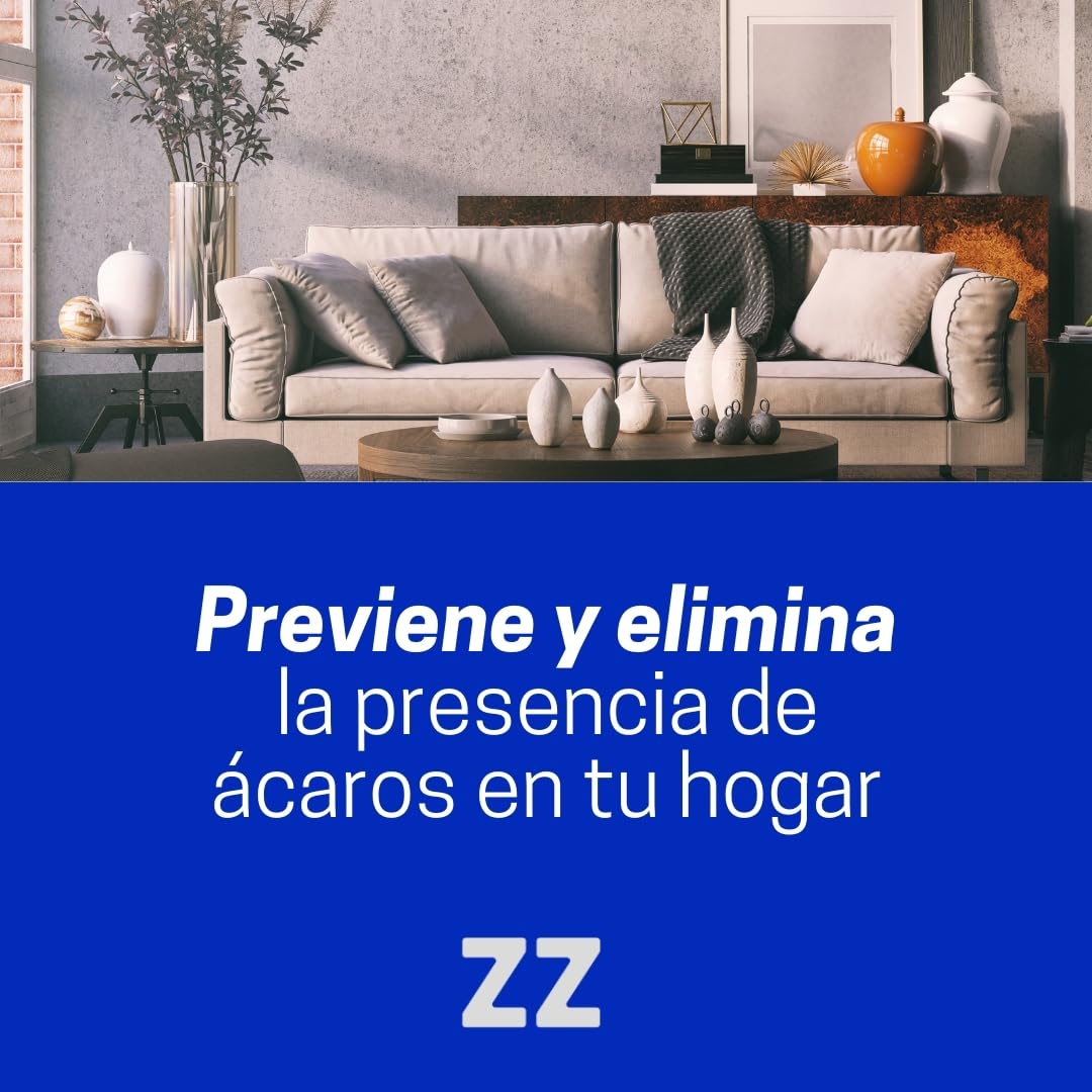 Zelnova Zeltia Aerosol Antiácaros | Spray con Eficacia Inmediata para Colchones y Tejidos | Protección Completa Contra Ácaros y Chinches | 200 ml