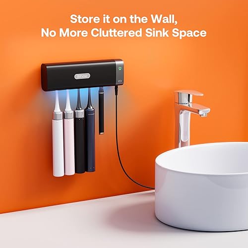 Miniatura 3 de Cepillo de dientes eléctrico para adultos cepillo de dientes blanqueador ultrasónico cepillo de dientes recargable aceptado por la ADA cepillo de