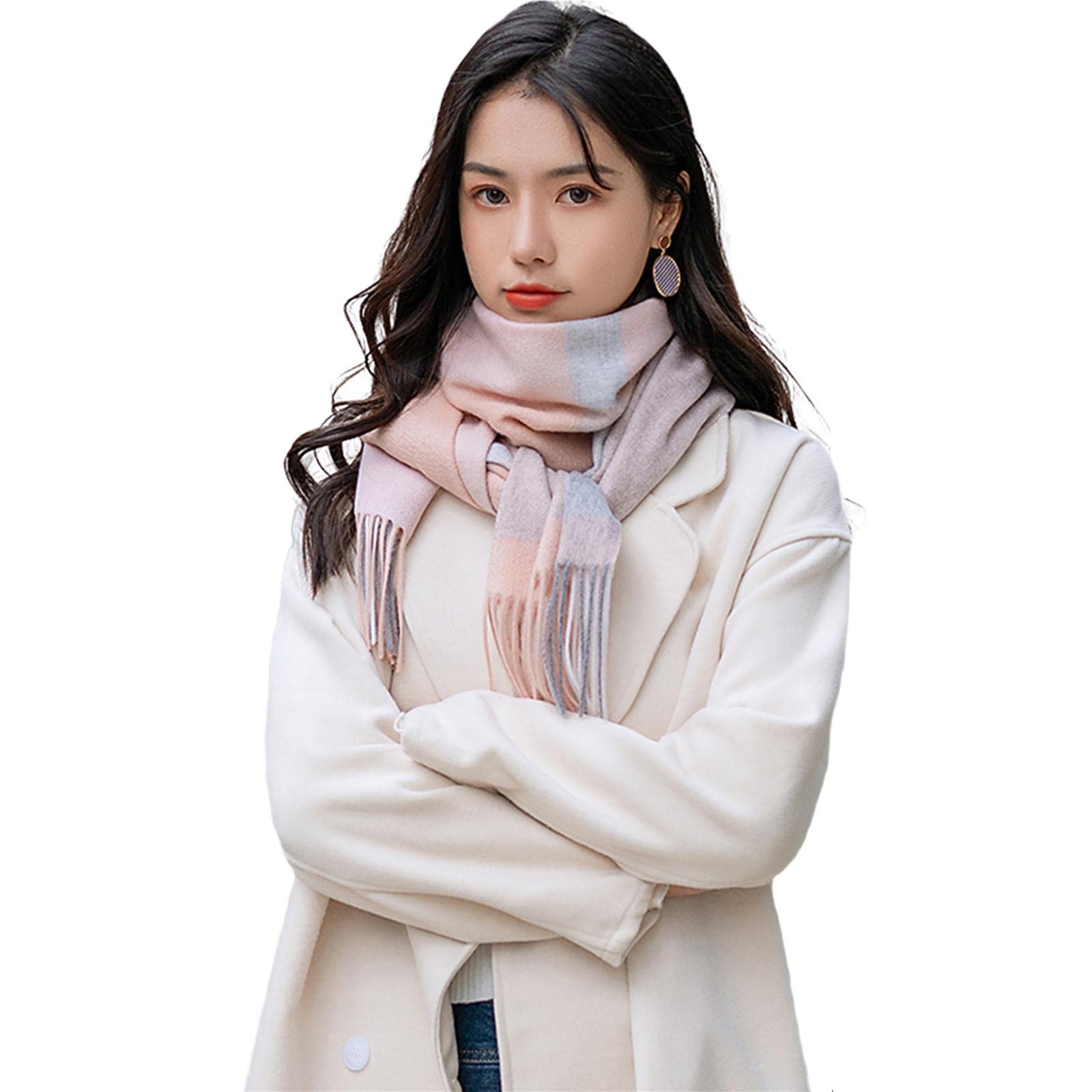 Sciarpa Donne Autunno Inverno Inverno Sciarpe-Color 1,170X35Cm