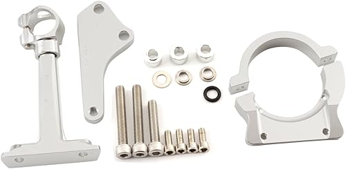 Miniatura 9 de FXCNC Racing motocicleta CNC amortiguador de dirección estabilizador amortiguador de montaje kit compatible con Kawasaki NINJA 600R 650R ER6N ER-6N