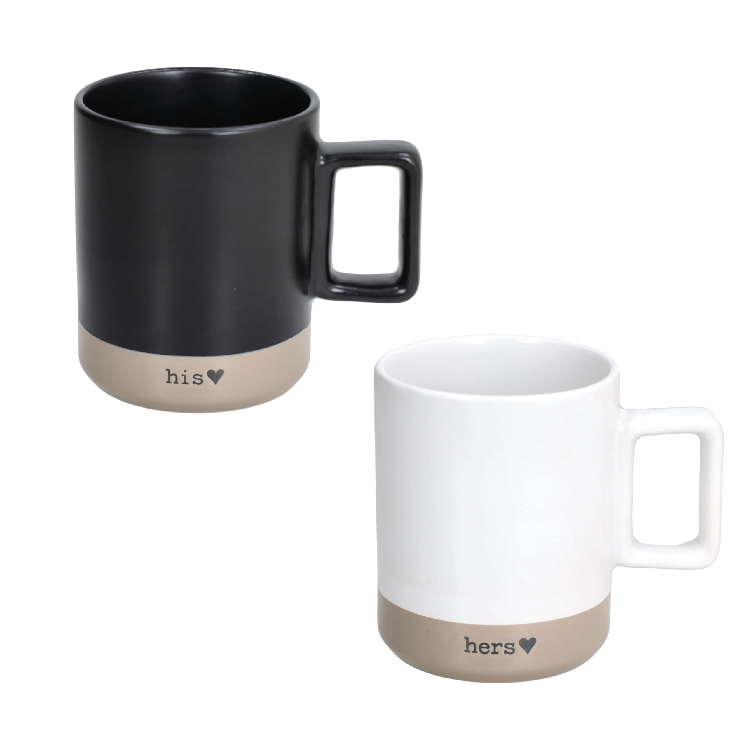 Tognana Confezione 2 Mug 400 Cc You & Me Stoneware Multicolor