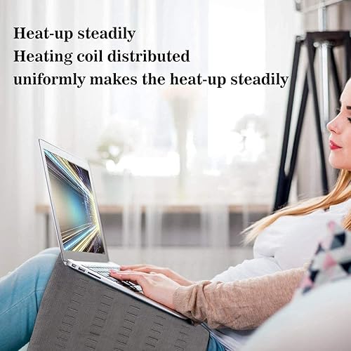 Miniatura 5 de ZXU Almohadilla térmica para aliviar el dolor de espalda y calambres, almohadilla térmica ultra suave de 12 x 24 pulgadas con terapia de calor